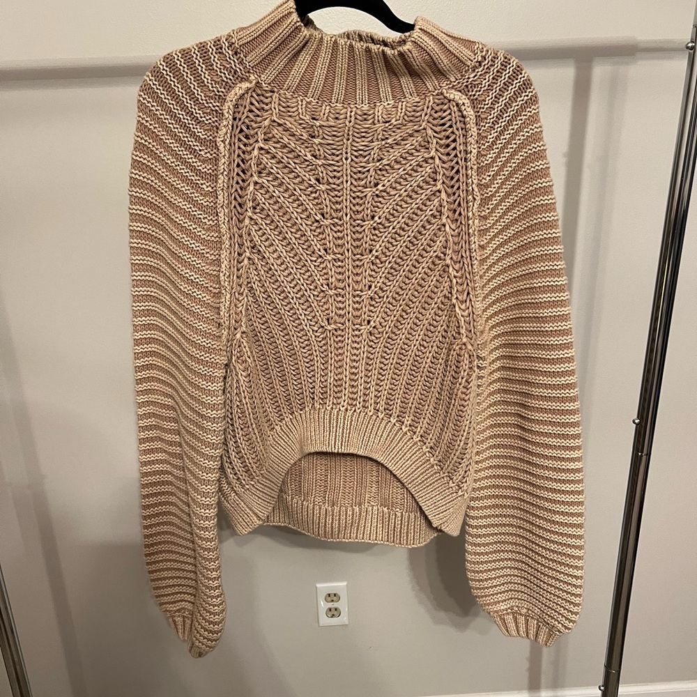 FREE PEOPLE Cable Knit Sweater